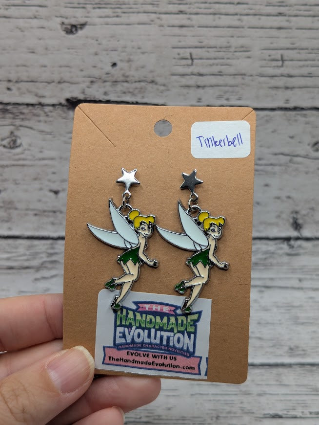 Tinkerbelle, Silver Star Earrings