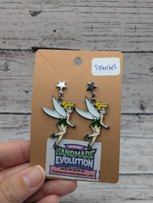 Tinkerbelle, Silver Star Earrings