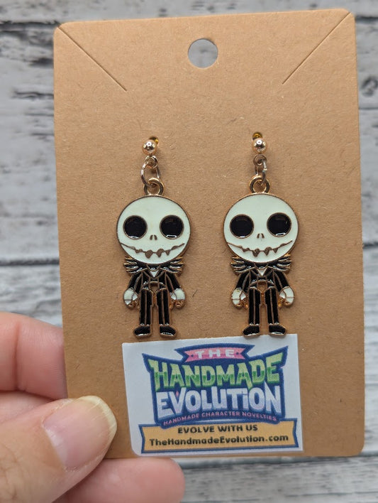 Jack, Gold Dot Earrings