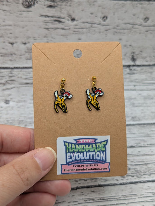 Bambi, Gold Dot Earrings