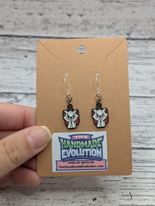Aristocats Marie, Clear Non-Metal Earring Hooks