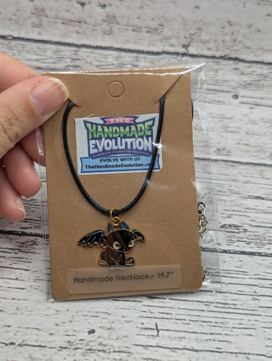 Toothless, Black Necklace