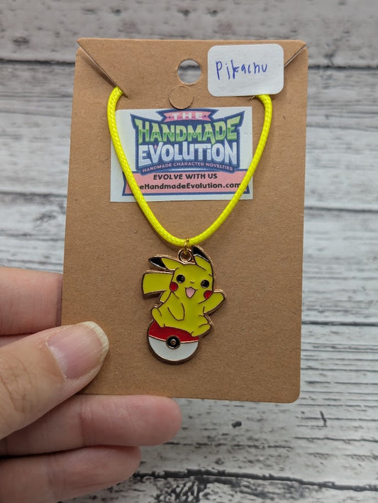 Pikachu, Pokeball, Yellow Necklace