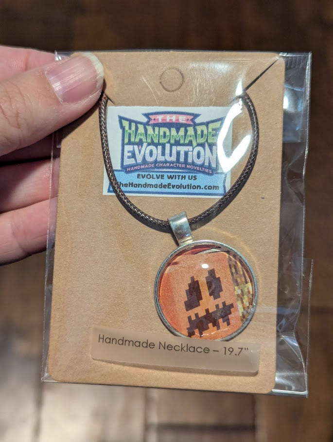 Pumpkin Minecraft, Brown Necklace