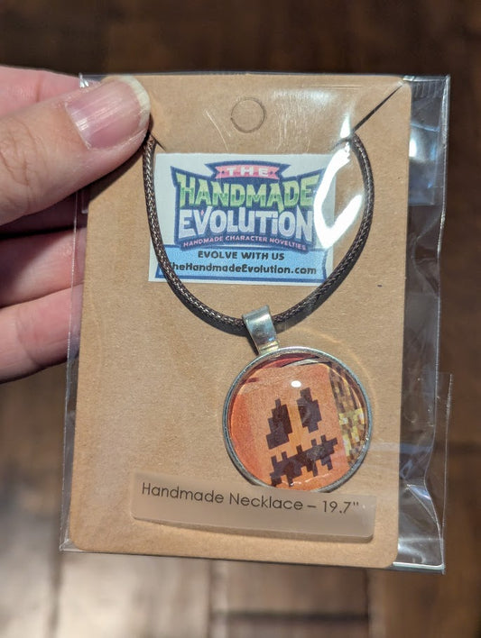 Pumpkin Minecraft, Brown Necklace