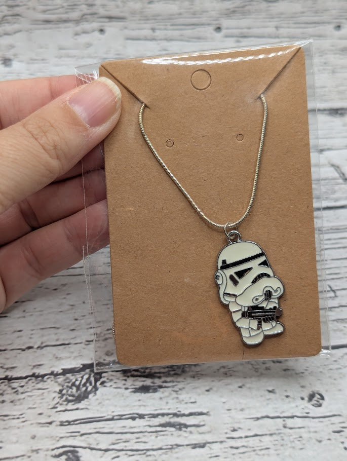 Storm Trooper, Silver Necklace