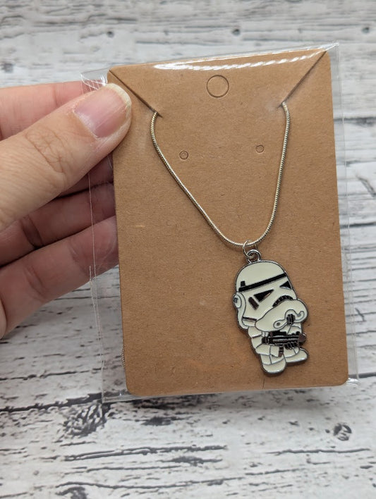Storm Trooper, Silver Necklace