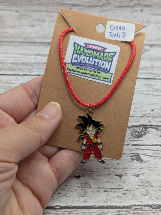 Dragon Ball Z, Black Hair, Red Necklace