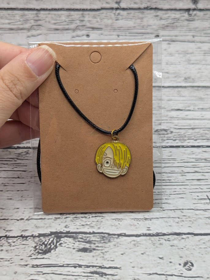 One Piece, Yellow Hair, Black Necklace