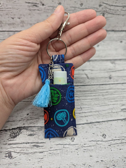 Super Hero Chapstick/ Lip Balm Holder