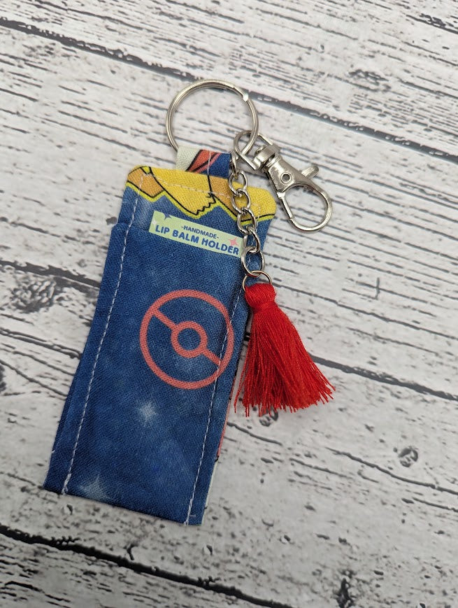 Pokemon Chapstick/ Lip Balm Holder