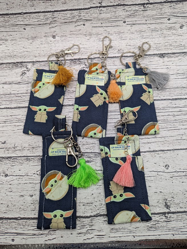 Baby Yoda Chapstick/ Lip Balm Holder