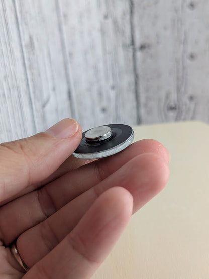 Inside Out Handmade Glass Magnet