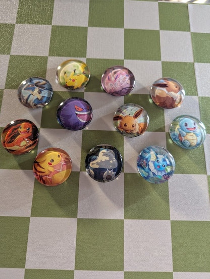 Pokémon Handmade Glass Magnet