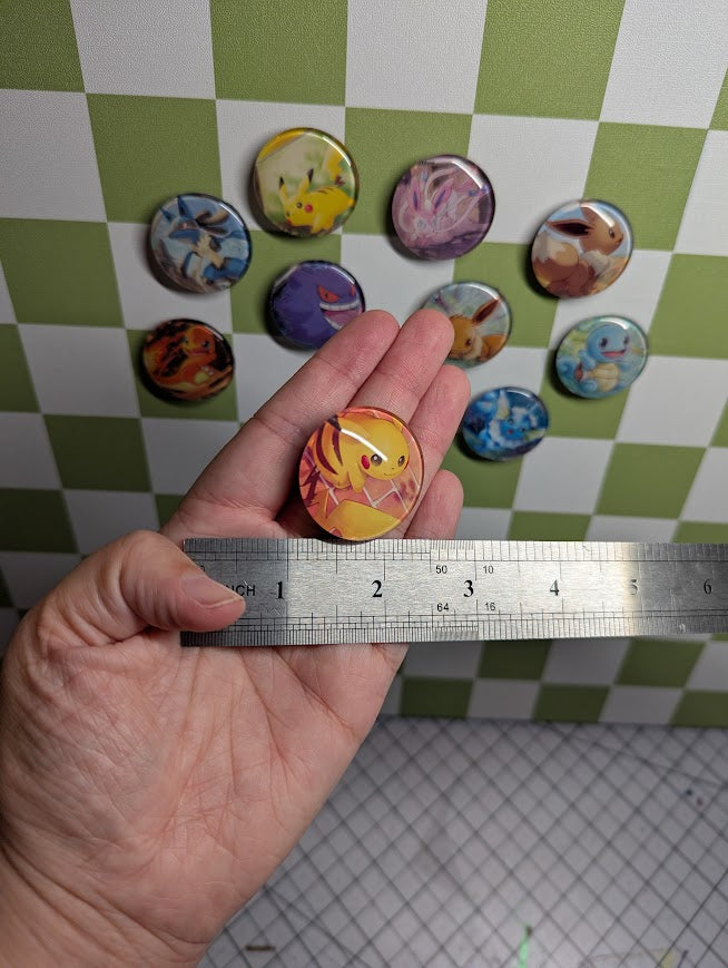 Pokémon Handmade Glass Magnet