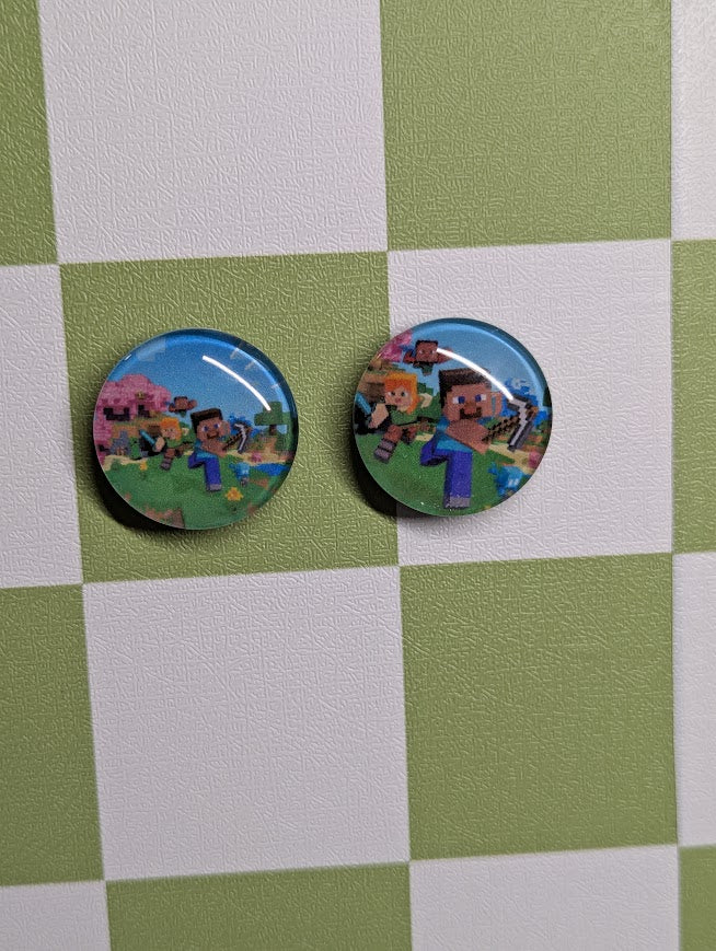 Gamer Handmade Glass Magnet