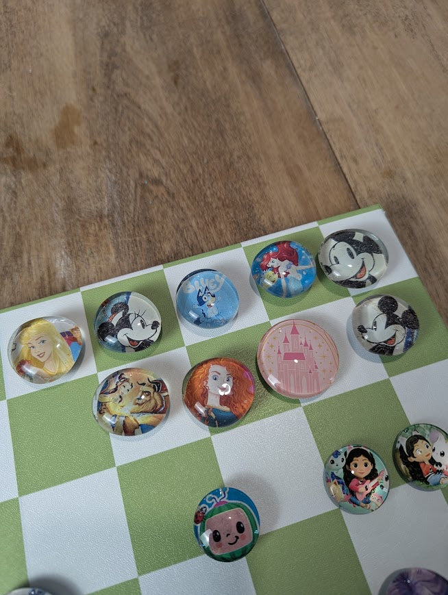 Inside Out Handmade Glass Magnet