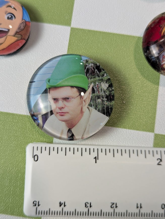 Movie / TV Show Handmade Glass Magnet