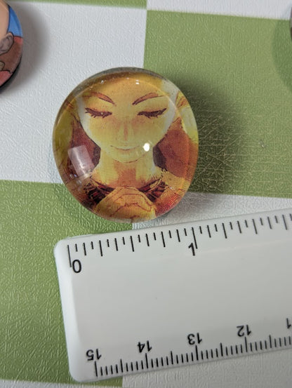 Dragon Ball Z Handmade Glass Magnet