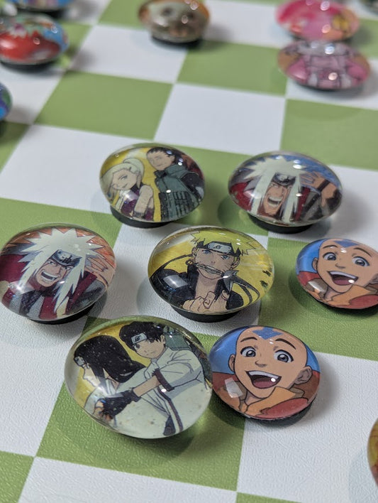 Anime Handmade Glass Magnet