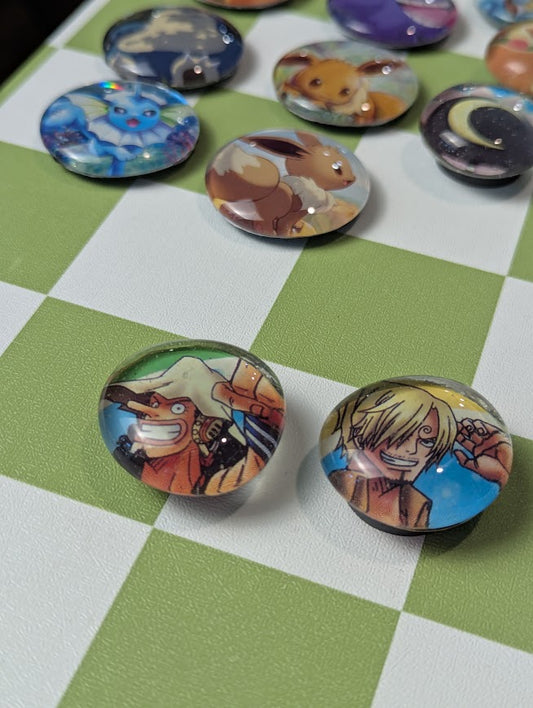 Anime Handmade Glass Magnet