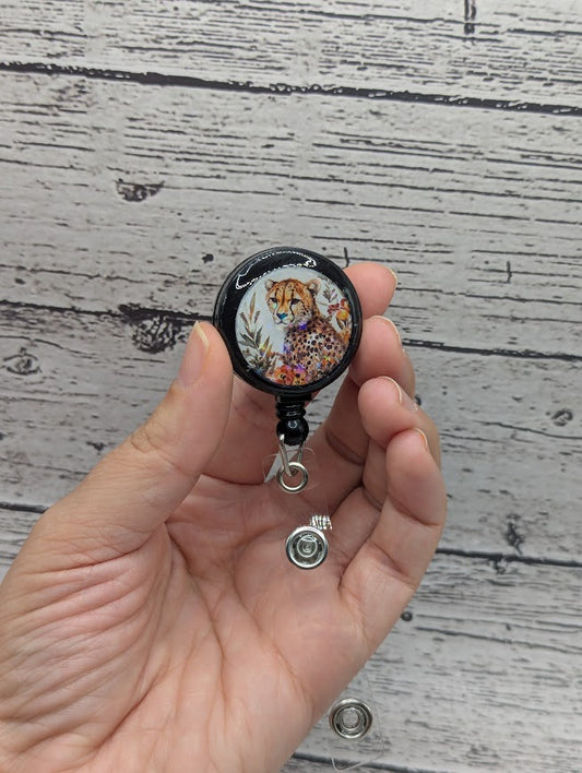 Cheetah Badge Reel