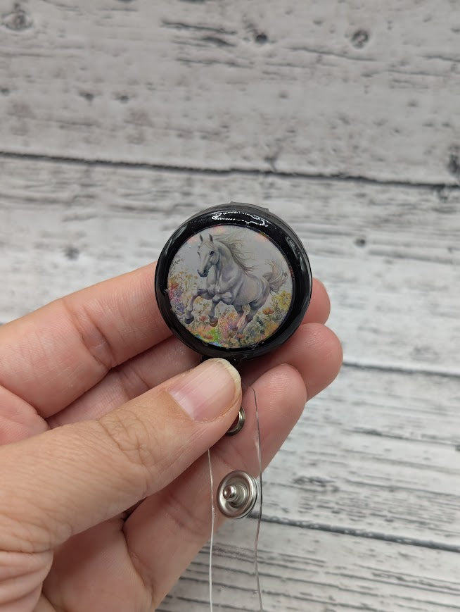Horse Badge Reel