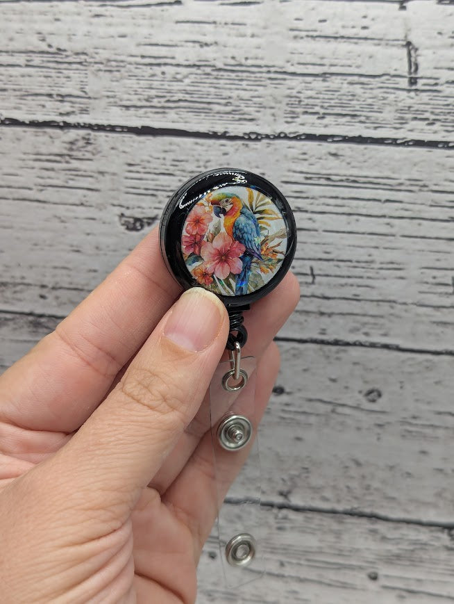 Parrot Badge Reel