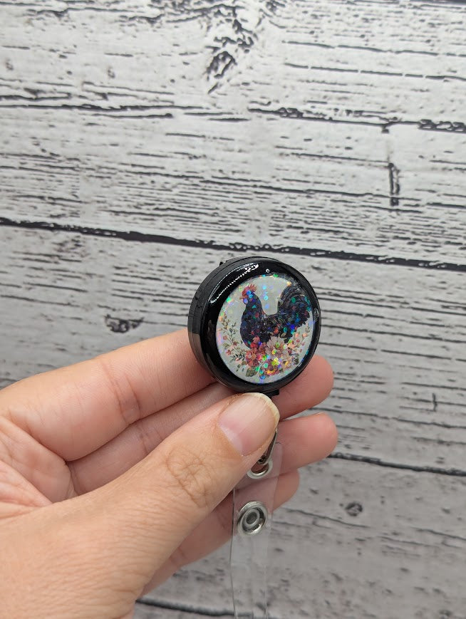 Chicken Badge Reel