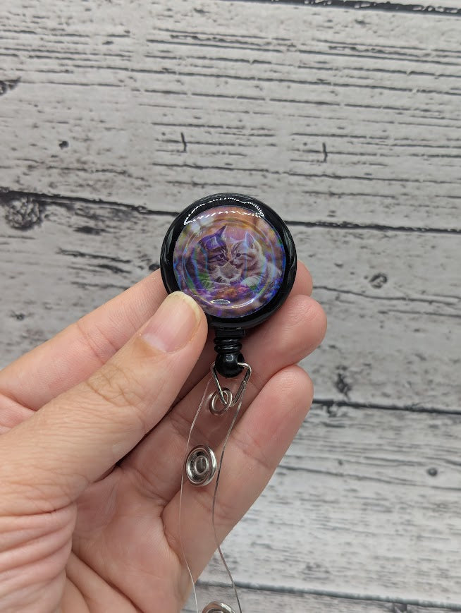 Kitten Badge Reel