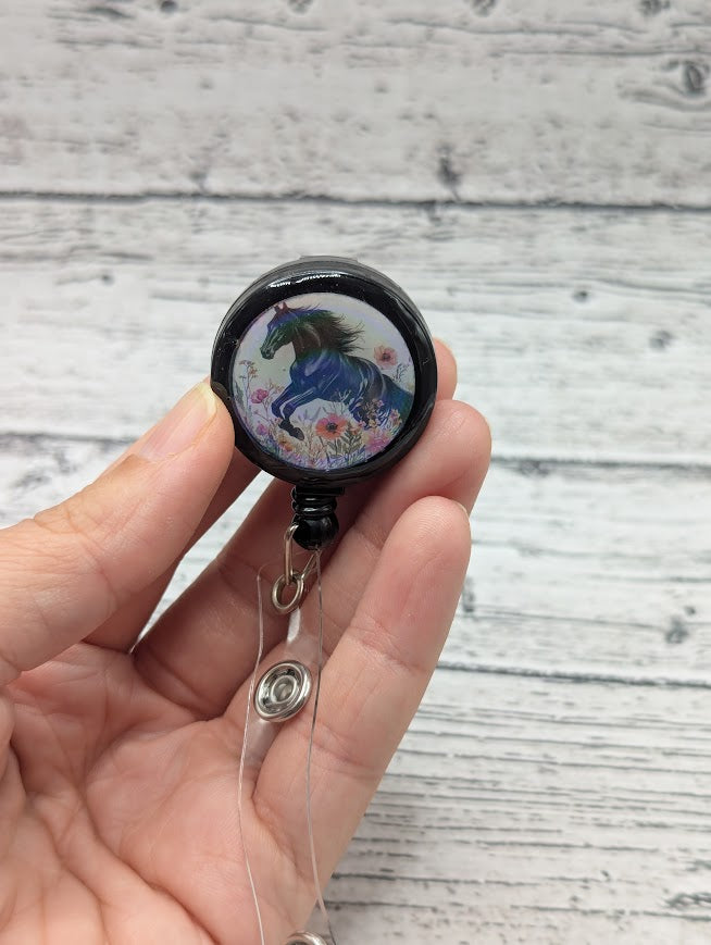 Horse Badge Reel