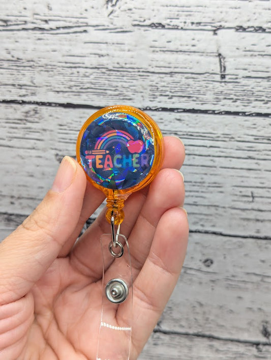 Assorted Teacher Badge Reels
