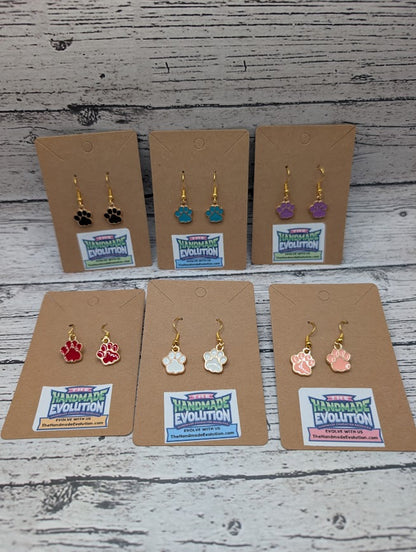 Paw Print Earrings