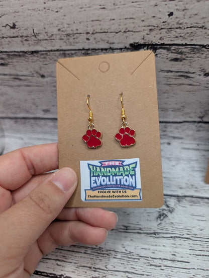 Paw Print Earrings