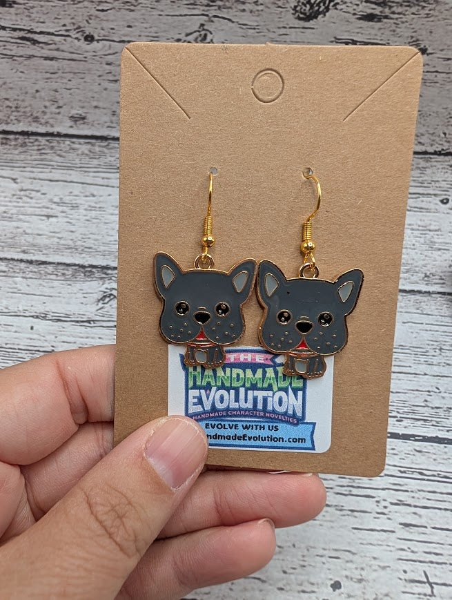 Dog Earrings - French Bulldog