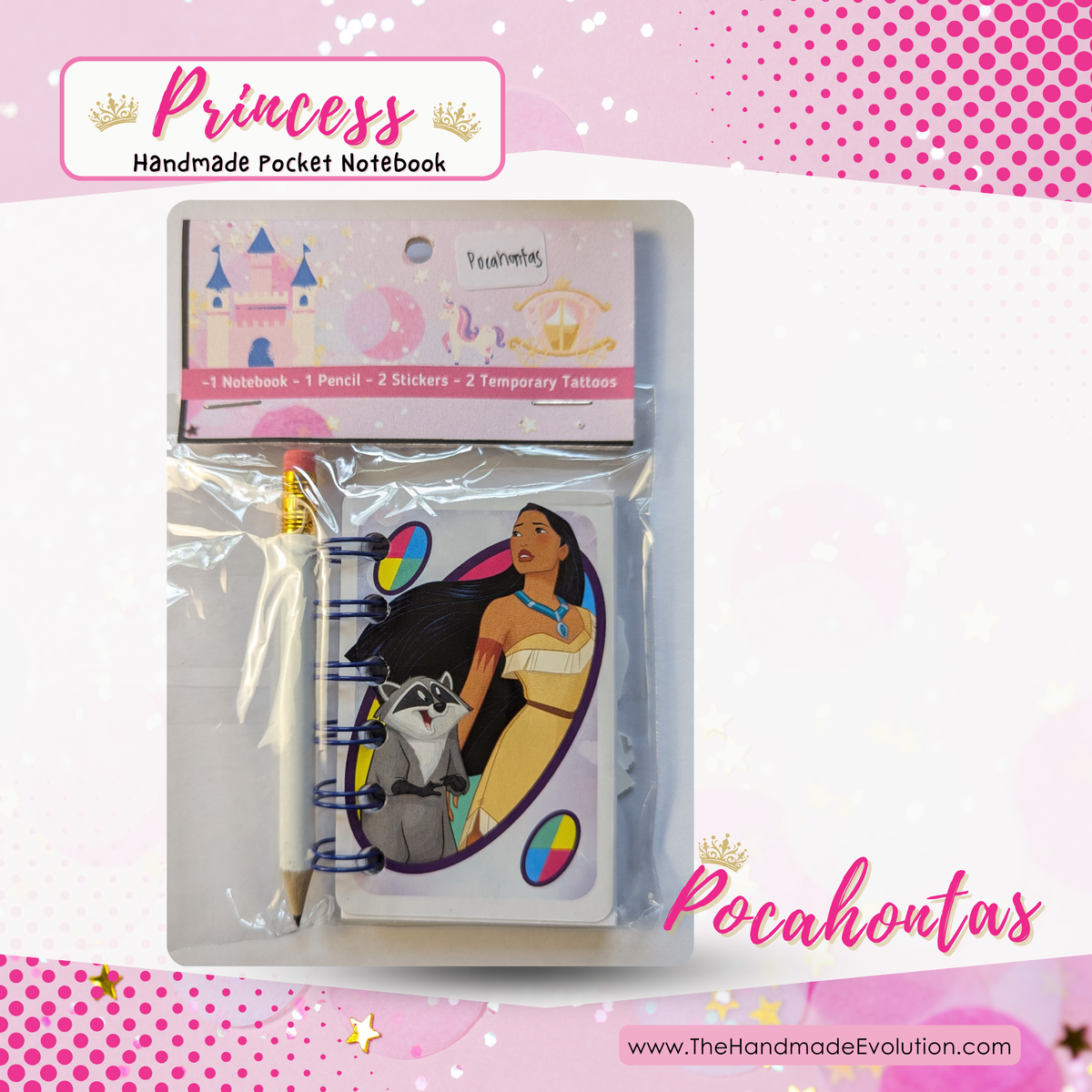 Pocahontas Princess Pocket Notebook