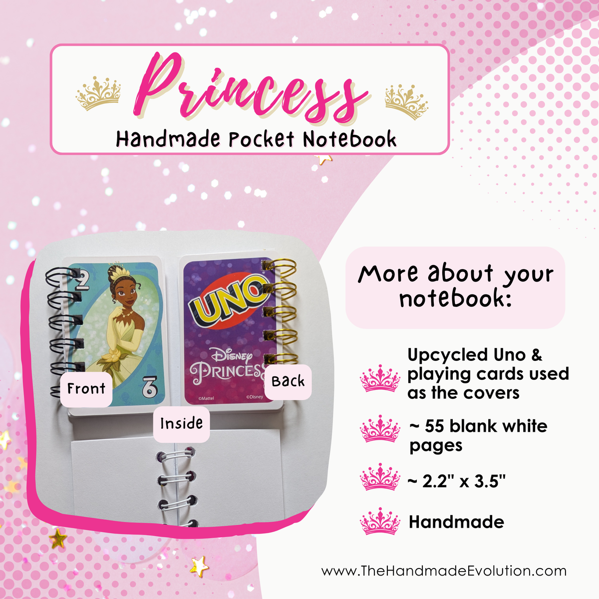 Disney Princess Pocket Notebook Party Favor Bundle Pack