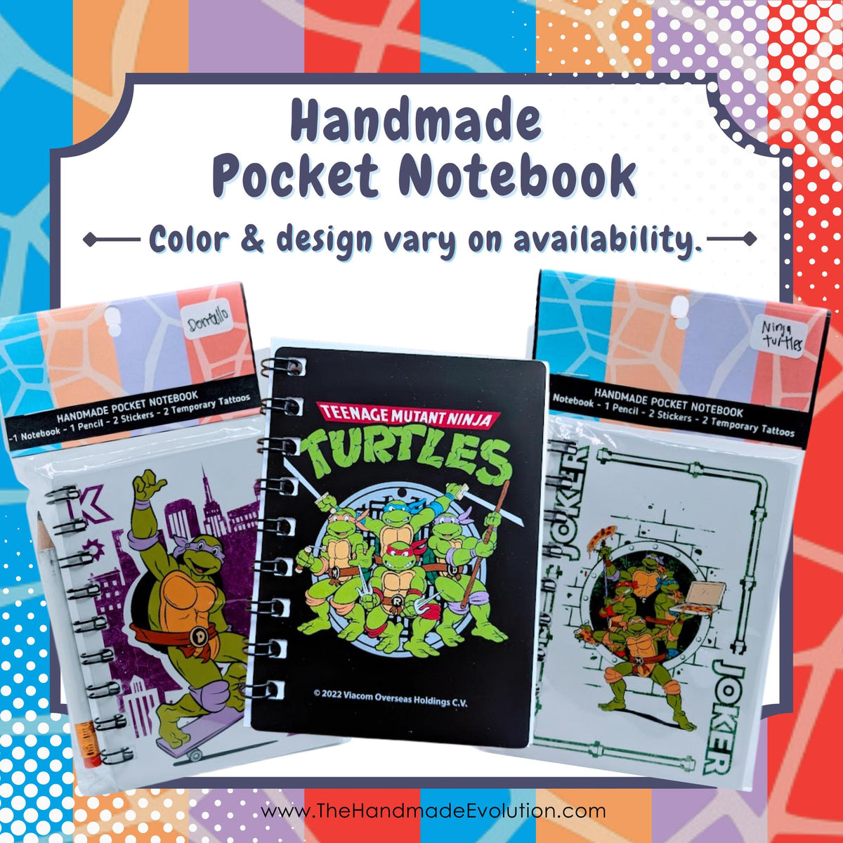 Ninja Turtle Pocket Notebook