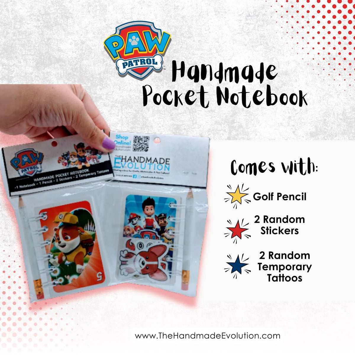 Paw Patrol Pocket Notebook