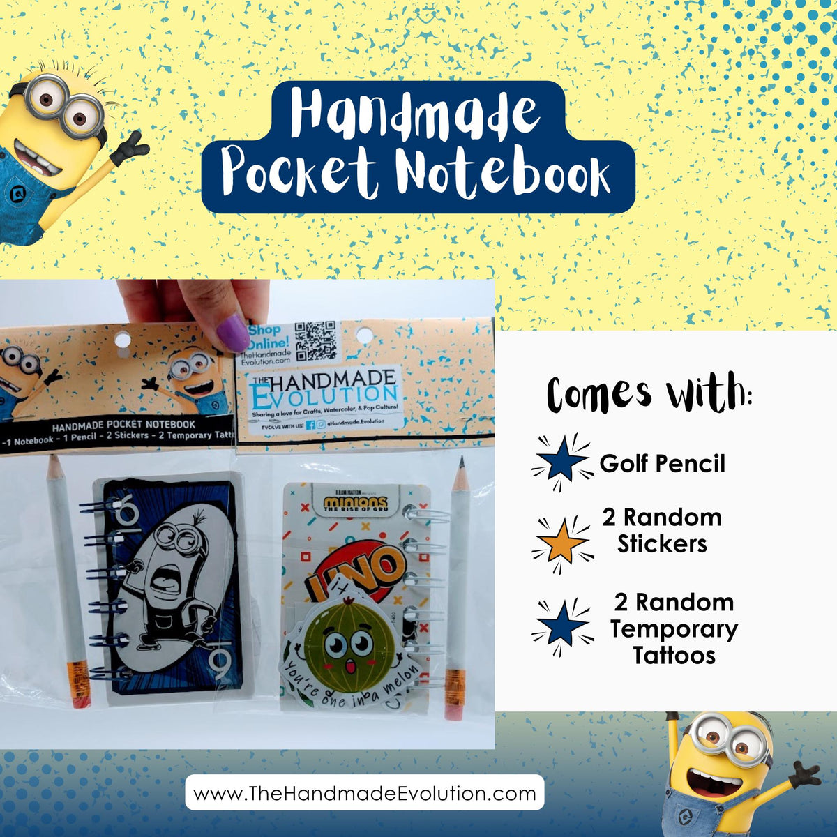 Minion Despicable Me Pocket Notebook
