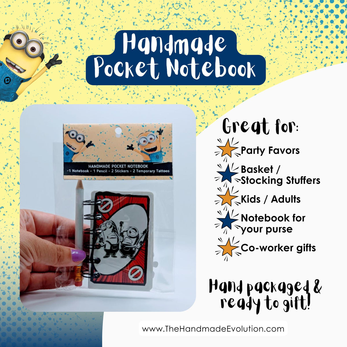 Minion Despicable Me Pocket Notebook