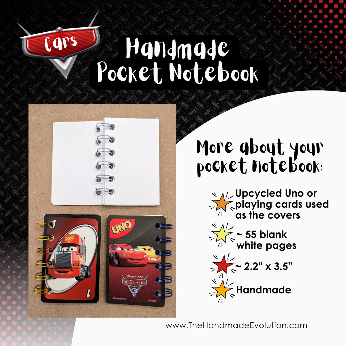 Disney Cars Pocket Notebook