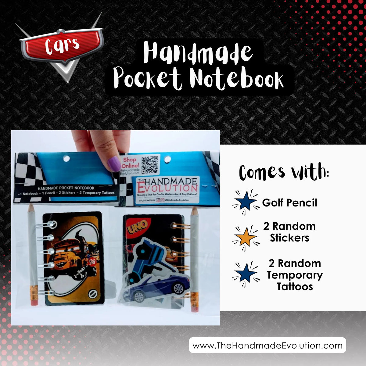 Disney Cars Pocket Notebook