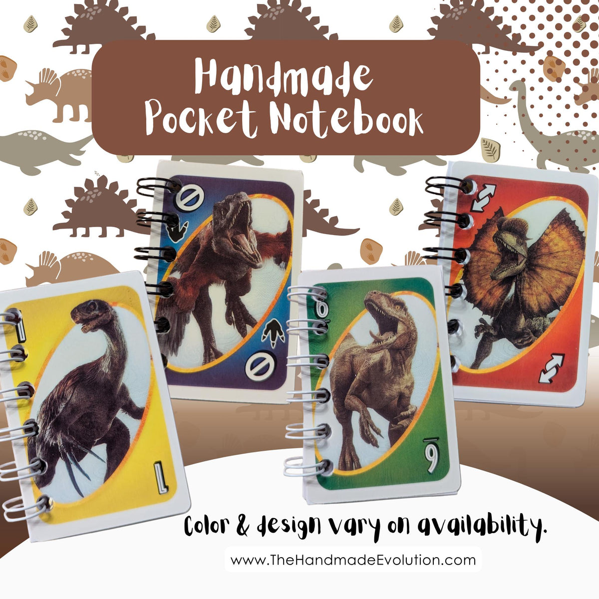 Jurassic World Dinosaur Pocket Notebook
