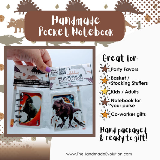 Jurassic World Dinosaur Pocket Notebook