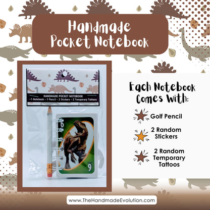 Jurassic World Dinosaur Pocket Notebook