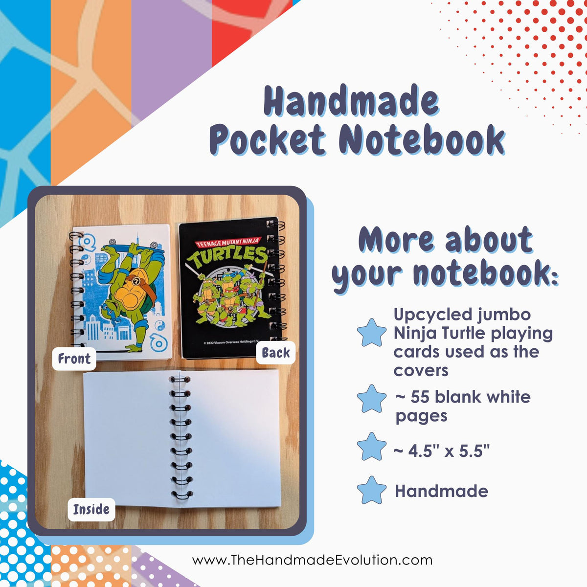 Ninja Turtle Pocket Notebook