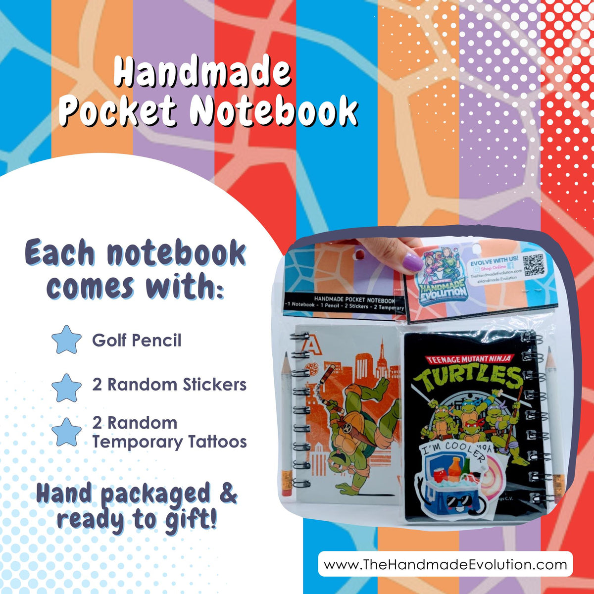 Ninja Turtle Pocket Notebook