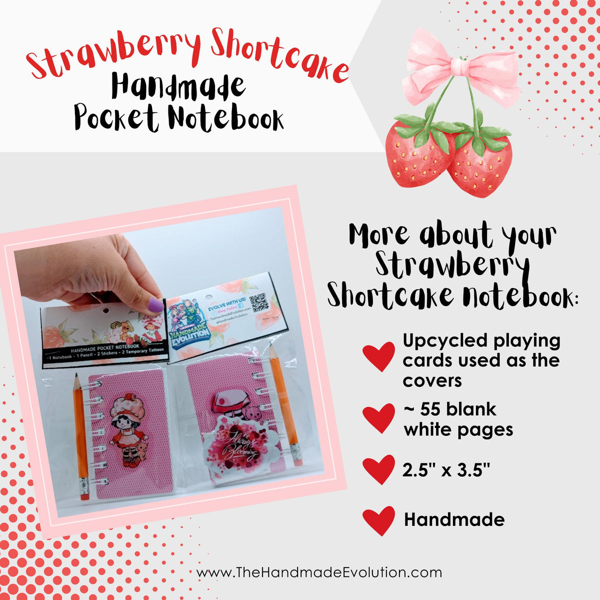 Strawberry Shortcake Pocket Notebook