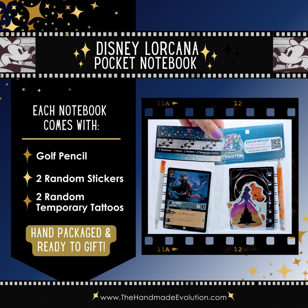 Disney Lorcana Pocket Notebook